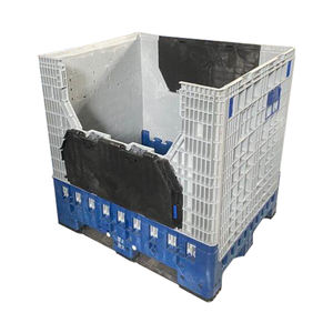 1200x1000x1200mm 1020L כבד החובה בתפזורת מחסן אחסון stackable מתקפל פלסטיק מתקפל מזרן קופסות למכירה - Product Image 3