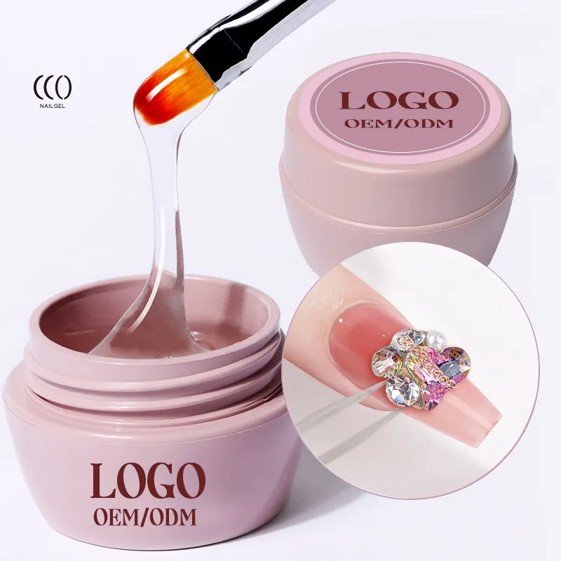 CCO Gel Nail Polish Para Produto Rhinestone OEM Soak Off Nails Polish Gel Nail Decoração Cola