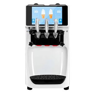 GGM Gastro Commercial Use Stainless Steel Soft Serve <b>Ice</b> <b>Cream</b> <b>Machine</b>-30-32 Liters/h-2.6 KW-Touch Control-Tabletop Unit-220V - Product Image 3