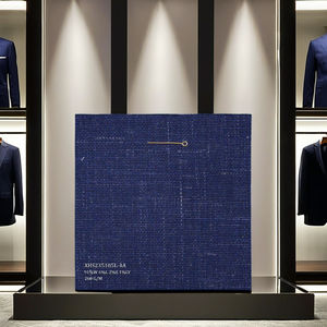 新款时尚库存精纺美利奴羊毛面料意大利西装面料混纺91% 羊毛面料男士套装 - Product Image 5