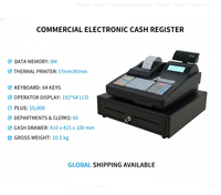 Caisse Enregistreuse Électronique Longfly Ancienne, Système POS Ancien, Machine à Vendre, Terminal de Point de Vente 64 Touches, Écran LCD, Matériel TPV Epos