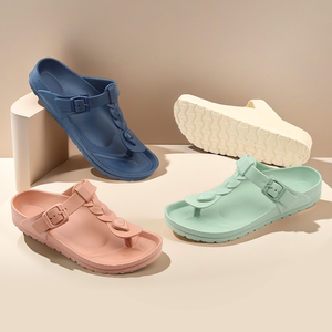 Sandalias OLICOM Personalizadas al por Mayor para Mujer con Soporte de Arco, Correas Ajustables con Hebilla, Sandalias de <span class=keywords><strong>Playa</strong></span>, Chanclas Ligeras de Verano - Product Image 4