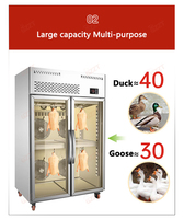 Armoire de séchage de pigeon de lait rôti d'oie rôtie commerciale
