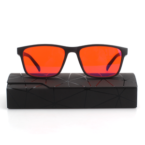 Sunray Nouvelle Mode Unisexe Monture Littéraire Anti-Lumière Bleue Verres Rouges Personnalisés Bloquant la Lumière Bleue - Product Image 2