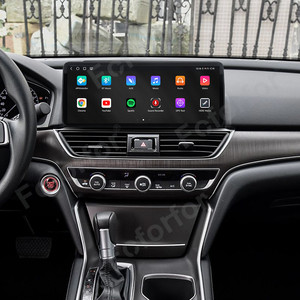 Foforfor Radio mobil 12.3 inci Stereo, untuk Honda Accord inspirur 2018-2022 navigasi GPS mobil Stereo Multimedia layar sentuh pemutar Video - Product Image 5