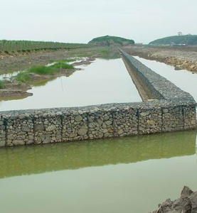 Colchón de gaviones para proyectos de control de inundaciones y protección de taludes fluviales hecho de aleación de zinc-aluminio - Product Image 6