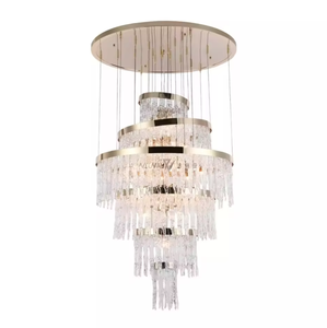 Zeal Lighting Diseño personalizado Hotel luces de techo colgantes candelabros de cristal de lujo LED y luces colgantes - Product Image 5