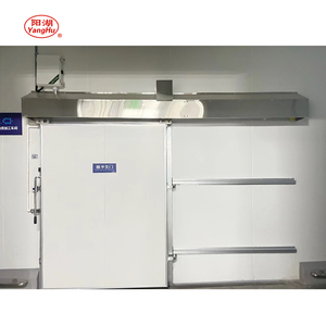 <span class=keywords><strong>Puerta</strong></span> corredera automática de aspecto agradable retardante de llama eléctrica controlada digitalmente para proveedores de cámaras frigoríficas <span class=keywords><strong>Puerta</strong></span> de almacenamiento en frío - Product Image 1