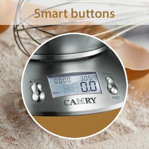 <span class=keywords><strong>Balance</strong></span> de <span class=keywords><strong>cuisine</strong></span> électronique multifonctionnelle de 5kg avec bol amovible en acier inoxydable pour la cuisson - Product Image 5