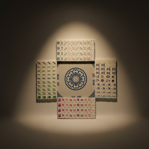 Set di Mahjong Americano Personalizzato di Lusso per Capodanno, Tessere Rosa in Acrilico per Intrattenimento - Product Image 2