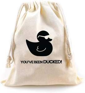 Sac en toile de coton avec cordon de serrage, sac d'emballage en toile, sac d'emballage pour produits dentaires, impression de logo personnalisée - Product Image 1