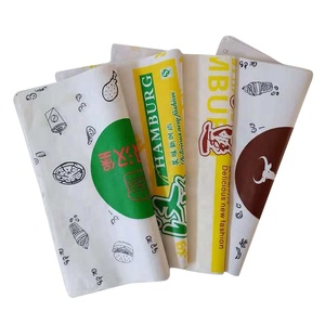 Fogli di Carta Cerata Stampata Antigrasso, Carta per Alimenti Usa e Getta per Hamburger, Sandwich, Patatine Fritte, Prodotti da Forno e Asporto - Product Image 2
