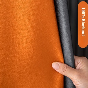 ผ้าม่านลายคลื่นผ้าลินินทอสอง<span class=keywords><strong>โทน</strong></span>สีแบบทันสมัยคุณภาพสูงอัดพลีทลายตารางหมากรุกสำหรับใช้ในบ้านโรงแรมคาเฟ่และโรงพยาบาล - Product Image 1