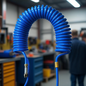 Tuyau d'air spiralé en PU 98 Shore, tuyaux connectés en polyuréthane pour outils à air comprimé - Product Image 3