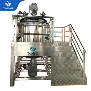 Vacuum Mayonnaise Ketchup Jam Honey Juice Making Machine Mixing Tank Homogenizer High Viscosity Mixer