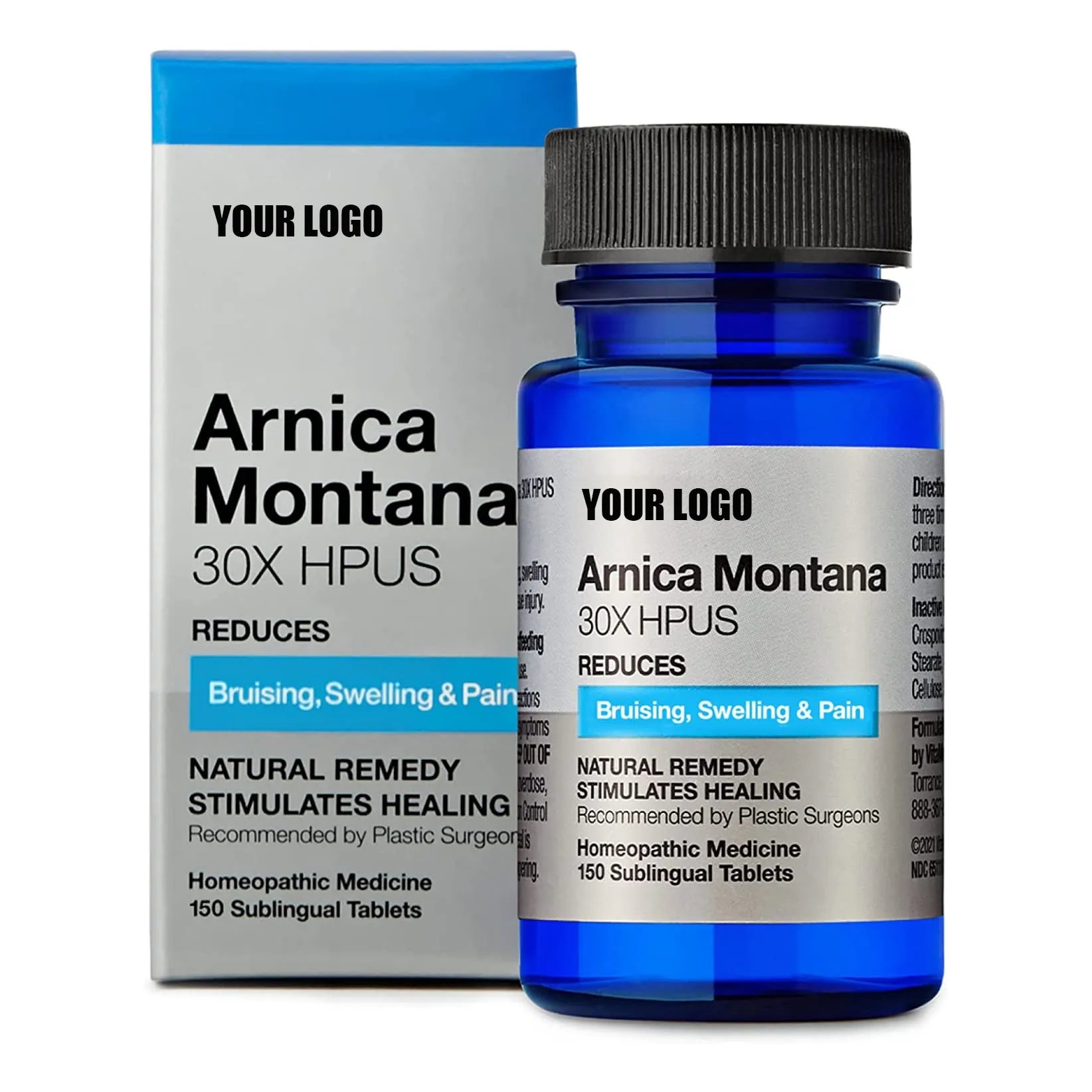 Tablet Arnica Montana tanaman berbasis orisinil Arnica 30X HPUS Sublingual tablet pereda nyeri Solusi Kesehatan mudah alami