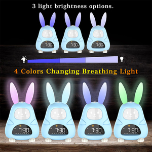 Vui trẻ em dễ thương phong cách kỹ thuật số báo động LED bàn & bảng đồng hồ với 4-bit hiển thị thời gian - Product Image 6