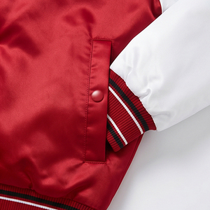 Chaqueta de Satén Personalizada al por Mayor, Chaqueta de Invierno Cortavientos con Logotipo Personalizado, Chaqueta Casual de Satén para Hombre - Product Image 5