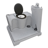 Toilettes portables en HDPE modernes à prix raisonnable OEM avec un design durable et écologique pour une utilisation en extérieur en Afrique du Sud