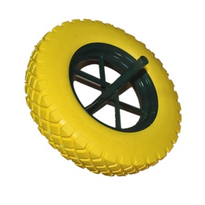 Neumático Antipinchazos 3.50-8 4.00-8, Ruedas de Espuma de PU para <span class=keywords><strong>Carretilla</strong></span> con <span class=keywords><strong>Eje</strong></span> - Product Image 6