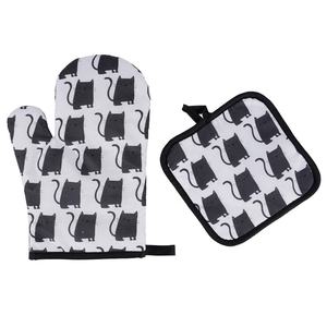 Halloween <b>Festival</b> <b>Gift</b> Custom Printed Cotton Polyester Fabric Pot Holders Oven Mitt Bbq Gloves Durable Eco-Friendly Microwave - Product Image 6