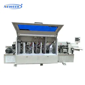 NEWEEK high efficiency woodworking Furniture Mdf Cnc bevel curve pvc edge bander automatic edge banding machine corner Trimming