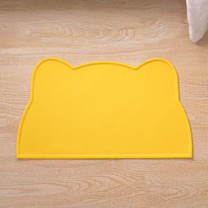 متوفر في المخزون: حصائر سيليكون للحيوانات الأليفة مضادة للانسكاب، حصائر لأوعية الطعام للكلاب والقطط، مقاومة للحرارة والبرودة، حصائر لتغذية الحيوانات الأليفة. - Product Image 4