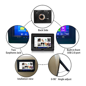 จอภาพติดหลังคา MP5ขนาด10.1นิ้วจากโรงงานมอนิเตอร์แบบพับลงได้สำหรับความบันเทิงบนรถยนต์ระบบ USB SD - Product Image 2