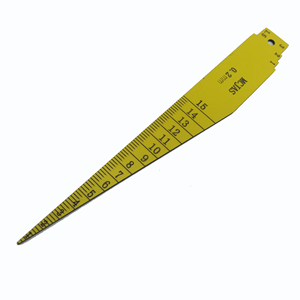 1-15mm Plastic Feeler Gauge Taper Welding Feeler Gauge Gage Gap Ruler Automobile Industry <strong>Measuring</strong> Tools Szczelinomierz - Product Image 1