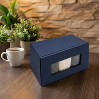 Boîte d'expédition magnétique personnalisée en forme de livre, écologique, avec pelliculage brillant et gaufrage, pour cadeaux vestimentaires et textiles