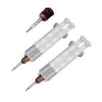 Seringue à cartouche adhésive bicomposante AP Hand Push 14 ml 1:1 avec embouts de mélange dentaire et piston pour cartouche adhésive AB