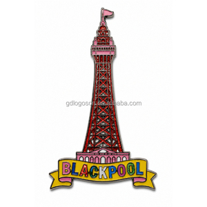 Aimant de réfrigérateur personnalisé en émail sur le thème de Blackpool : Tour, tramway, <span class=keywords><strong>grande</strong></span> <span class=keywords><strong>roue</strong></span> – Souvenir touristique en métal d'<span class=keywords><strong>Angleterre</strong></span> – Vente en gros - Product Image 5