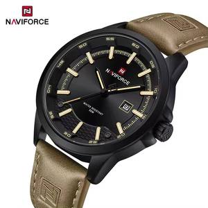 Reloj NAVIFORCE NF9248 9248, Reloj de Pulsera de Cuarzo Deportivo de Lujo con Correa de Cuero y Silicona, Resistente al Agua, para Hombre - Product Image 1