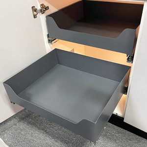 Modern Design Soft Close Slide Pull Out Metal Plate Dish <b>Basket</b> Drawer Type for Kitchen Installation in Cabinets Kitchen Sliding - Product Image 3