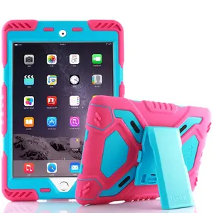 Untuk iPad Mini 4/5 Pepkoo Kickstand Case Kasar Hibrida Case untuk iPad Mini 4/5