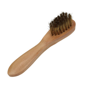 Solid Wood Copper Wire Shoe <b>Brush</b> For Suede Upper Cleaning Household Use - Product Image 3