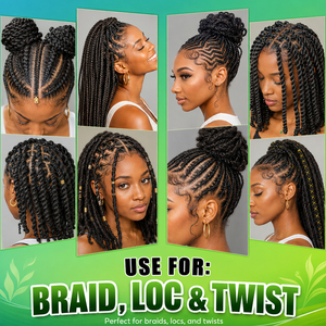 Gel para trenzas, rastas y twists, control de bordes suave, fijación duradera - Product Image 3