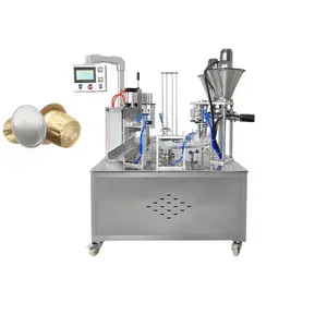 Automatic Juice Powder K Cup Rotary And Spoon Filling And Sealing Machine