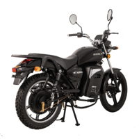Moteur sans balais fiable de 3000 W, batterie au lithium 72 V 45 Ah, chargeur intelligent 10 A, charge en 4 heures, garde au sol de 230 mm, moto électrique