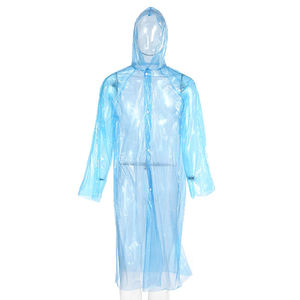 <b>Poncho</b> Rainy Day Jacket PE Transparent Waterproof Travel Amusement Park Open Air Activities Concert Separate Package <b>Raincoat</b> - Product Image 2
