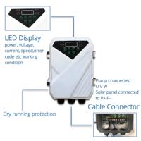 Pompe submersible solaire/CC sans balais 22000W 380V 30HP pour l'alimentation en eau agricole Irrigation de ferme-Options solaires à essence