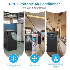 เครื่องปรับอากาศแบบพกพา 3 in 1 สำหรับใช้งานเชิงพาณิชย์กลางแจ้ง ระบบปรับอากาศอุตสาหกรรม HVAC เครื่องปรับอากาศเคลื่อนที่แบบพกพา - Product Image 2
