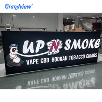 Letrero Luminoso LED Personalizado para Exteriores con Logotipos Comerciales, Letrero Iluminado de Pared con Clasificación IP65 a Prueba de Agua