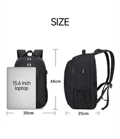 Sac à dos pour ordinateur portable en polyester avec port USB, 15,6 pouces, pour hommes – Vente chaude en gros de Chine