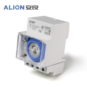 <span class=keywords><strong>Interrupteur</strong></span> minuterie analogique mécanique industriel ALION SYN161h 220V 240V 16(4)A Programme quotidien 30 min 24 heures - Product Image 1