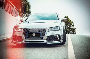 2009 + <span class=keywords><strong>A7</strong></span> upgrade RS7 body kit per <span class=keywords><strong>Audi</strong></span> <span class=keywords><strong>A7</strong></span> a RS7 accessori per auto griglia di montaggio paraurti anteriore - Product Image 4