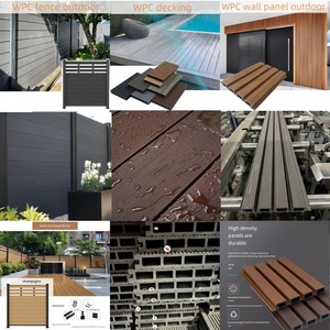 Materiales de Pared de Alta Calidad, Panel de Cerca Compuesto, Coextrusión de <span class=keywords><strong>Madera</strong></span> y Plástico WPC, <span class=keywords><strong>Poste</strong></span> de Cerca para Jardín - Product Image 5