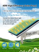 Mylion Solar Mini UPS 12V DC LiFePO4 Alimentation de secours étanche à batterie pour CCTV et éclairage extérieur