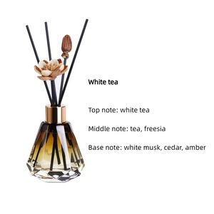 Ensemble de diffuseur de roseaux avec fleurs séchées Diffuseur de roseaux avec bâtons Diffuseur de bâtons parfumés Décor élégant pour la <span class=keywords><strong>maison</strong></span> - Product Image 6