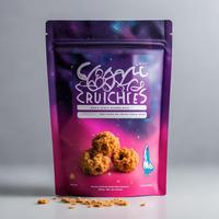 Bolsa de Fondo Plano Personalizada al por Mayor, de Plástico Mylar, con Cierre Hermético, para Alimentos, Snacks, Viajes, con Sellado de Frescura